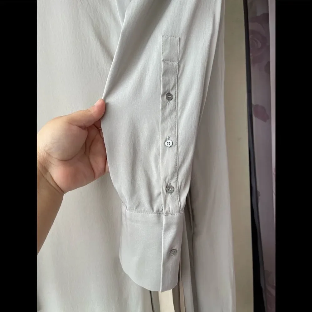 A.F.VANDEVORST SILK BUTTON DOWN MAXI DRESS 38 - Picture 2 of 9